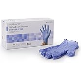 McKesson Confiderm 3.5C Nitrile Exam Gloves, Non-Sterile, Powder-Free, Blue, Large, 200 Count, 1 Box