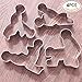 4 pcs Set of Creative Stainless Steel Cookies Cutter Mold Cake Biscuit Pastry Baking Mould | Officially Licensed By Zcccom
