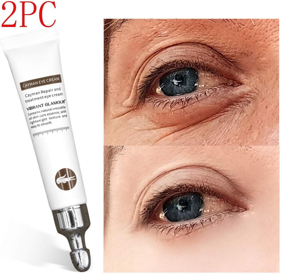 Sunshinehomely Magic Anti-Age Eye Cream,Cayman Anti-Wrinkle and Firming Eye Cream, Minimizes Fine Lines, Reduces Puffiness, Eye Bags and Crow's Feet Night and Day Moisturizing Cream