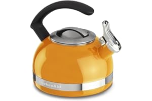 KitchenAid 2.0-Quart Kettle with C Handle and Trim Band - Mandarin Orange