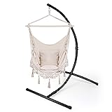 GOUTIME Hanging Chair Stand, Heavy Duty 330LB