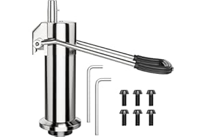 L'AIMEFOIS Barber Chair Replacement Hydraulic Pump - 6.7 IN Adjustable Height ,Weight Capacity 440 Lbs/200kg, 6 Bolt Salon Chair Replacement Hydraulic Pump,Replacement Part For Most Standard Styling Chairs