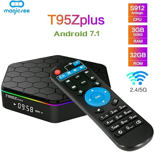 YPSMLYY Caja De TV De Red Inteligente T95Z Plus Android 7.1 3GB RAM / 32GB ROM Compatible