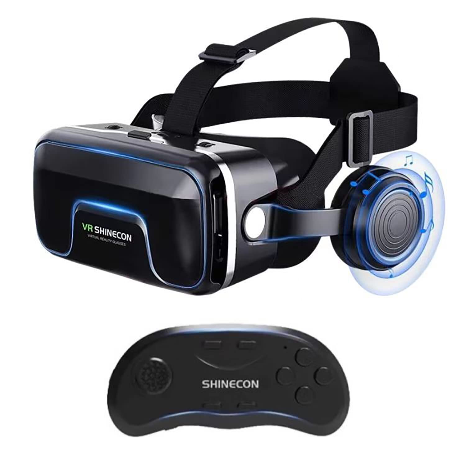 VR Headset Compatible with iPhone & Android Phone New 3D VR Glasses VR7.0