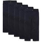 The Children's Place Boys Stretch Relaxed Straight Chino Pants, Multipacks
