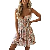 Yazinie Floral Dress for Women Cute Summer Dresses for Women 2026 Flower Dresses Mini Dress
