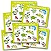 Reptile Stickers Party Favors Pack Kids Toddlers -- Over 600 Reptiles Stickers (Frogs, Snakes, Lizards, Turtles)