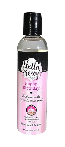 Shibari Hello Water Based Personal Lubricant Happy Birthday 4oz Bottle (Cupcake Lube) in Kenya | Whizz Lubricants Shibari Hello Water Based Personal Lubricant Happy Birthday 4oz Bottle (Cupcake Lube) in Kenya | Whizz Lubricants