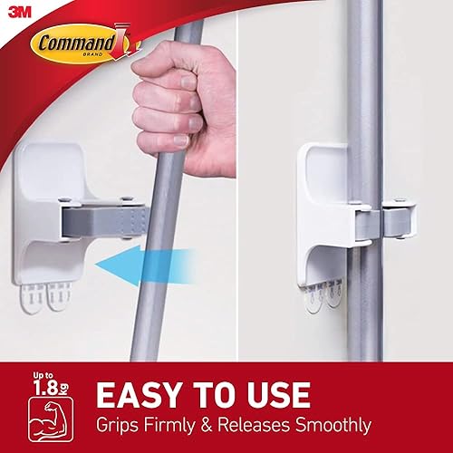 Command Hooks Hooks To Hang Brooms And Mops Wellco Gray Space
