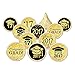 Class of 2017 Graduation Party Favor Stickers, Set of 324 (Black and Gold)