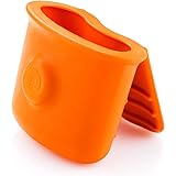 GSI Outdoors MicroGripper - Heat-Resistant Non-Slip Magnetic Silicone Pot Gripper for Indoors & Outdoors - Orange, 2” inch