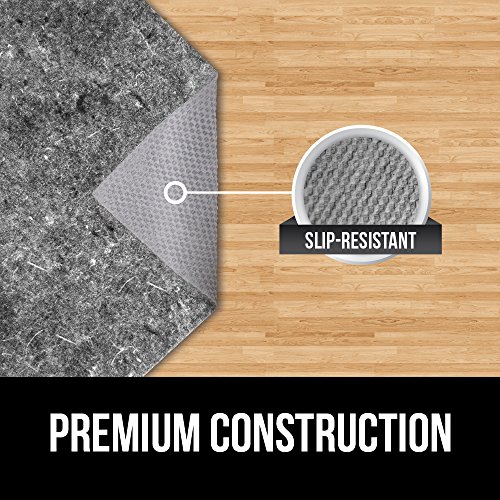 Gorilla Grip Original Felt + Rubber Underside Gripper Area Rug Pad