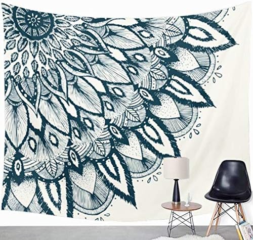 YFQ Print Tapestry Wall Hanging Tapestry India Bohemian Mandala Gypsy Hippie Wall Hanging Tapestry Home Decor Sheet Picnic Beach Decoration Picnic Mat (Size : 203x153cm)