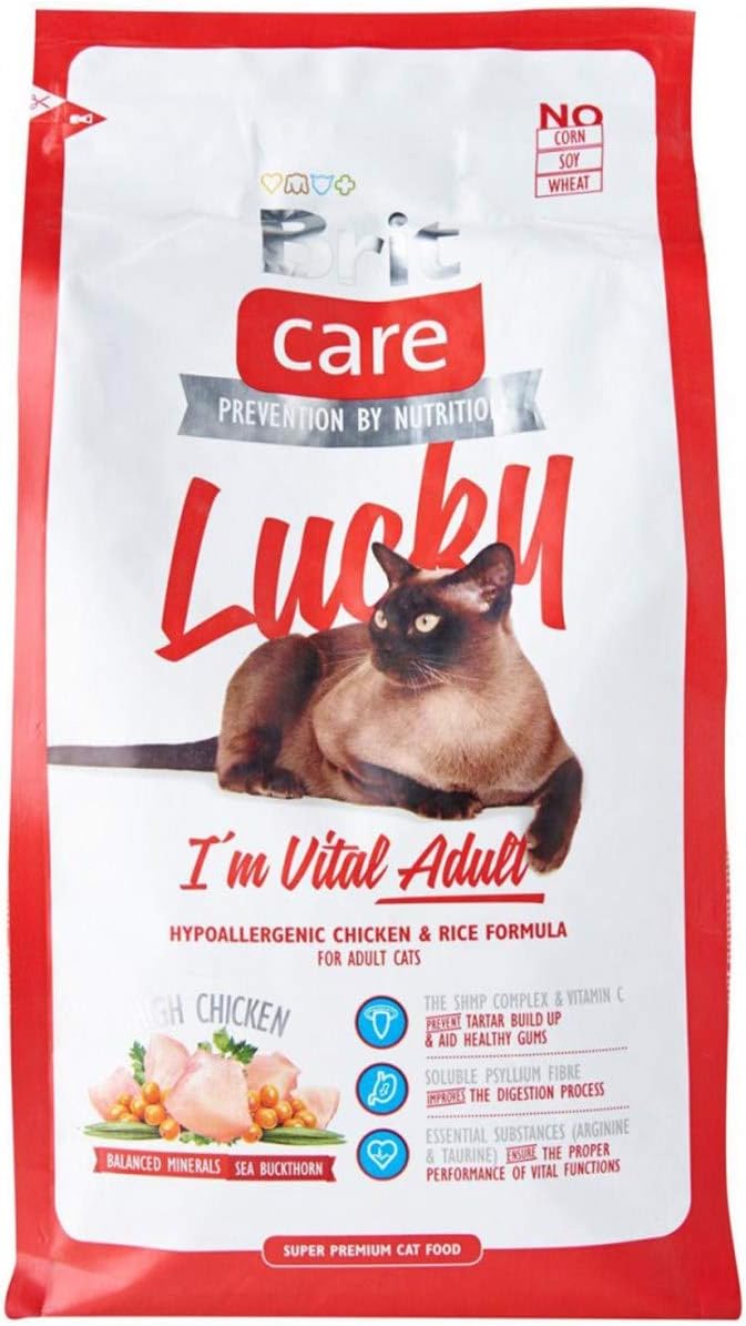 Brit Care Cat Food, Lucky I'm Vital Adult, 7 kg Amazon.co.uk Pet Supplies