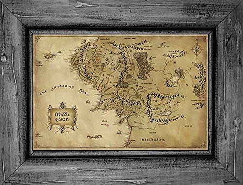 Middle Earth Lord of the Rings Art Print