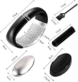 DSL Daily Supply Garlic Press Rocker Set with Easy Peeler and Odour Bar view 5