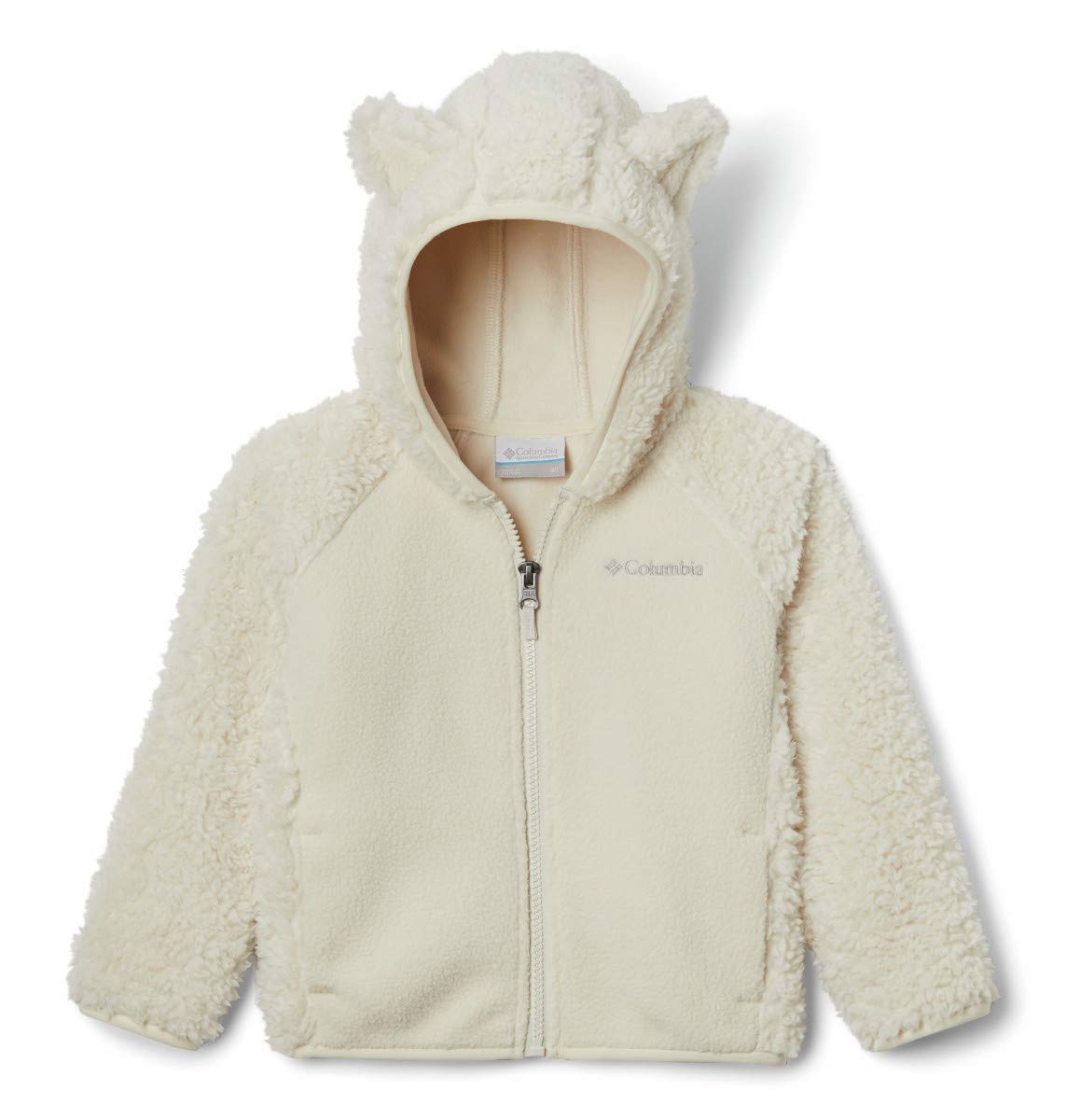 Columbia Toddler Boys Foxy Baby Sherpa Full Zip, Chalk, 3T Image