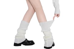 MPINOI Leg Warmers for Women Winter - Leg Warmers y2k 80s Neon Ribbed leg socks outfit for Eighty's Party Sports Yoga