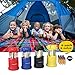 LED Lantern Mini 4 Pack, Camping Lanterns with 12 AAA Battery Operated/Portable & Collapsible, LED Camping Lantern for Kids/Hurricane/Camping/Emergency/Power Outage