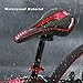 OUTERDO Bike Saddle Mountain Bike Seat Breathable Comfortable Bicycle Seat with Central Relief Zone and Ergonomics Design Fit for Road Bike and Mountain Bike