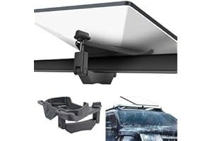 Automiim Starlink Mini Mount, Adjustable Starlink Mini Roof Mount Fit for Bars 10–48mm, Anti-Rust Aluminium Base for Starlink