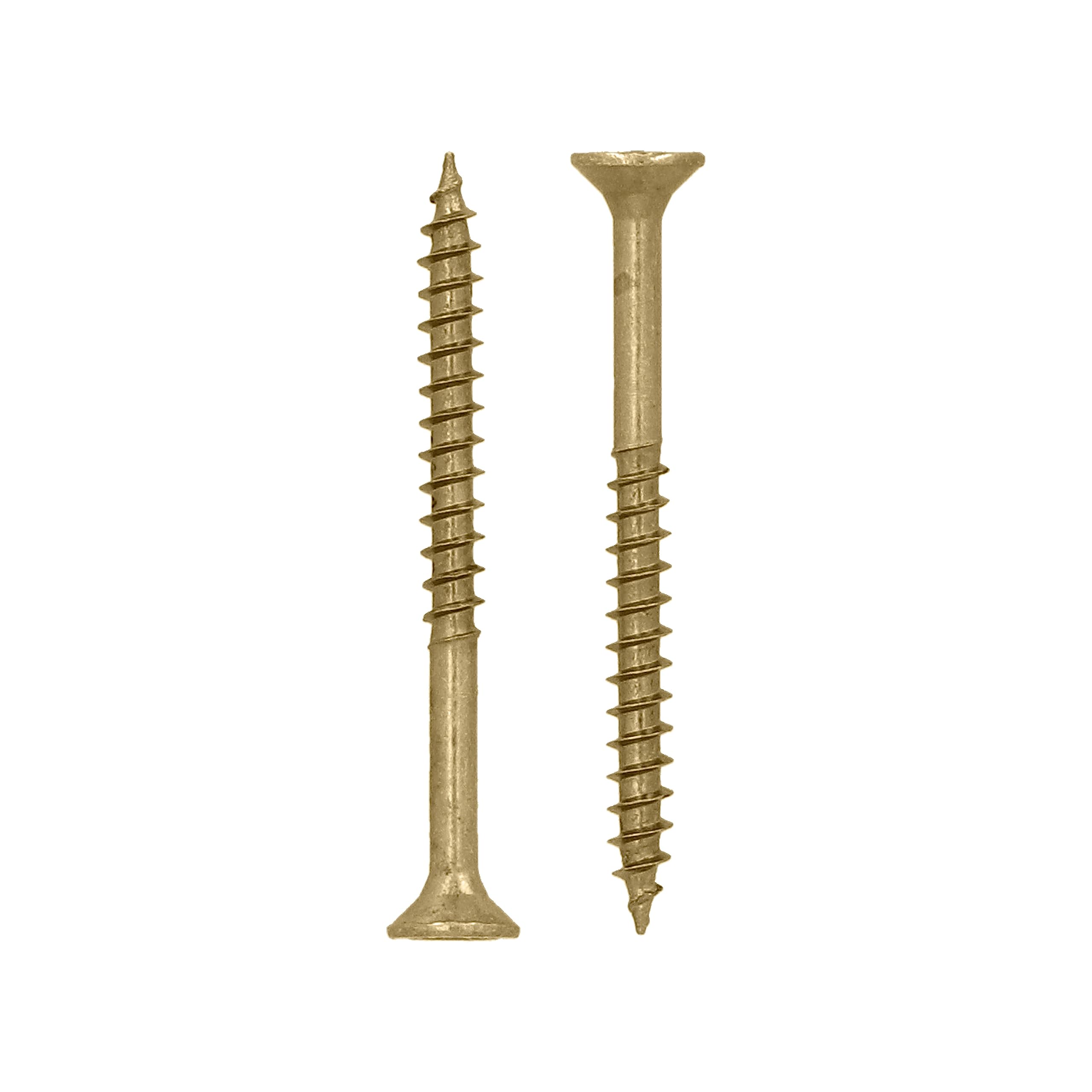 HELPMATE - Universal screws, countersunk head, 3.5x40, yellow passivated - 600 pieces Wood screws with T-drive and partial thread - Chipboard screws for indoor use and protected outdoor areas