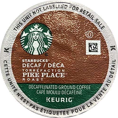 Starbucks Decaf Pike Place Roast, K-Cup for Keurig Brewers, 24 Count