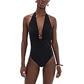 Ulla Johnson Women's Milos Halter Maillot Swimsuit