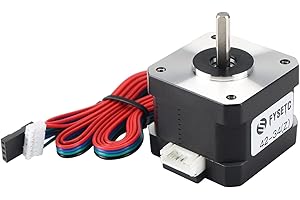 FYSETC 42-34 Stepper Motor, Ender 3 V2 CR6 SE CR10 Nema17 Motor for Ender 3 X/Y/Z Axis, for CR-10 10S Ender 3/ Pro/Max Ender 5 3D Printer, 2 Phase 1A 1.8 Degree 0.35N.M with 39.3inch Cable