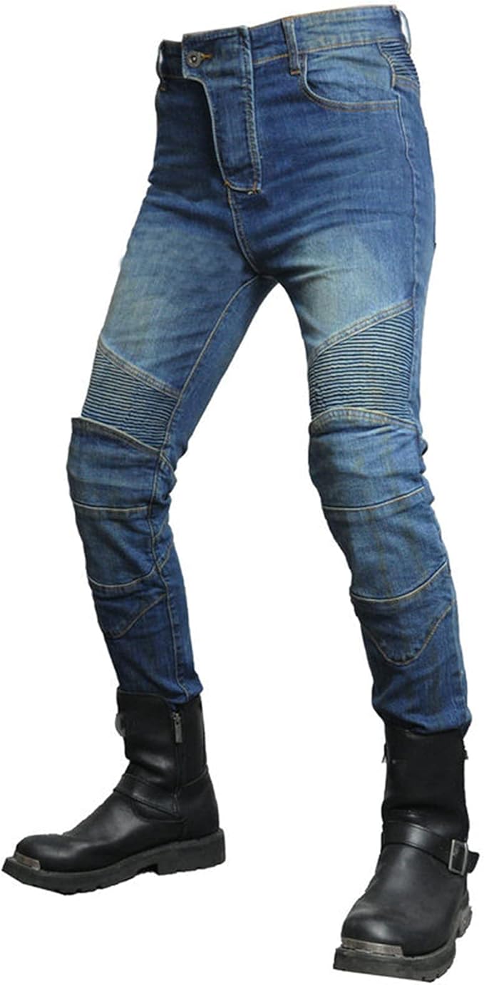 Pantalon de moto fabriqué en Kevlar, pour homme, respirant, résistant à l