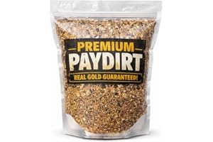 Paydirt 1-Pack – Highly Concentrated Nugget Pay Dirt Bag with Flakes, Pickers & Possible Gemstones – Gold-Rich Panning Paydir