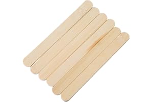 HOPELF 100 Pcs 4.5 inch Craft Sticks for Ice Cream Sticks,Popsicle,Craft Sticks, Treat Sticks,Ice Pop Sticks,DIY Crafts