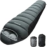 BISINNA Mummy Sleeping Bag for Adults 14-41℉ Cold Weather 3-4 Season Camping Sleeping Bags with Compression Sack for Backpacking Hiking Traveling
