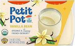 Petit Pot | Organic French Dessert | Vanilla Bean | Gluten-Free | Kosher | Ready-to-Eat | No Artificial Ingredients | No Pres