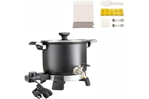 Uargd 5 L Wax Melter for Candle Making, Electric Wax Melting Pot with Easy Pour Spout, Adjustable Temperature Control, Simple