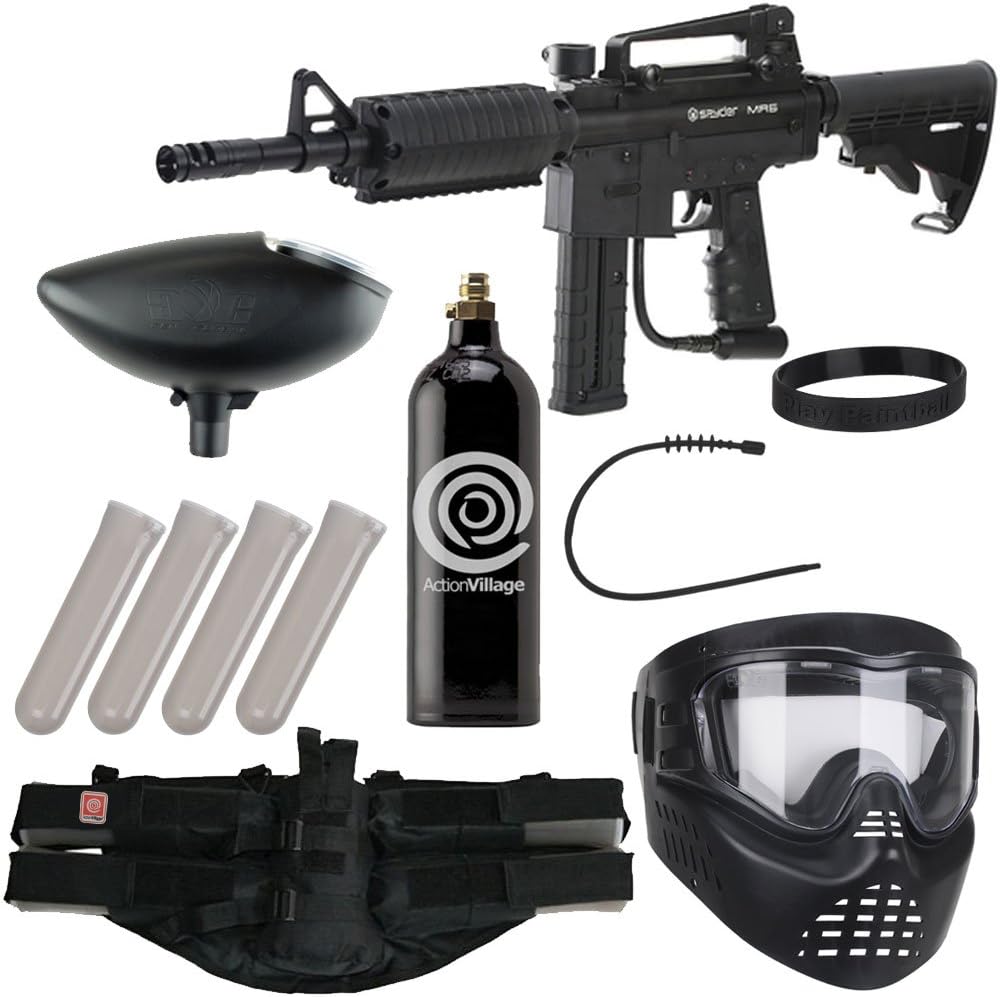 Action Village Kingman Spyder Epic Paintball Gun Package