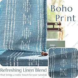 jinchan Boho Curtains Linen Curtains for Living