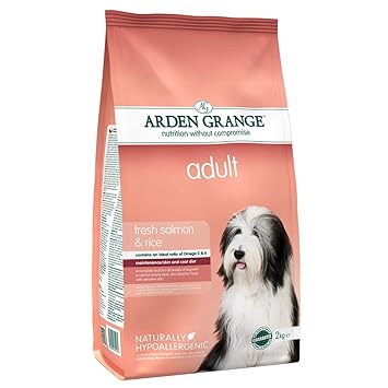 Arden Grange Adult Dog Food, Salmon and Rice, 2 kg