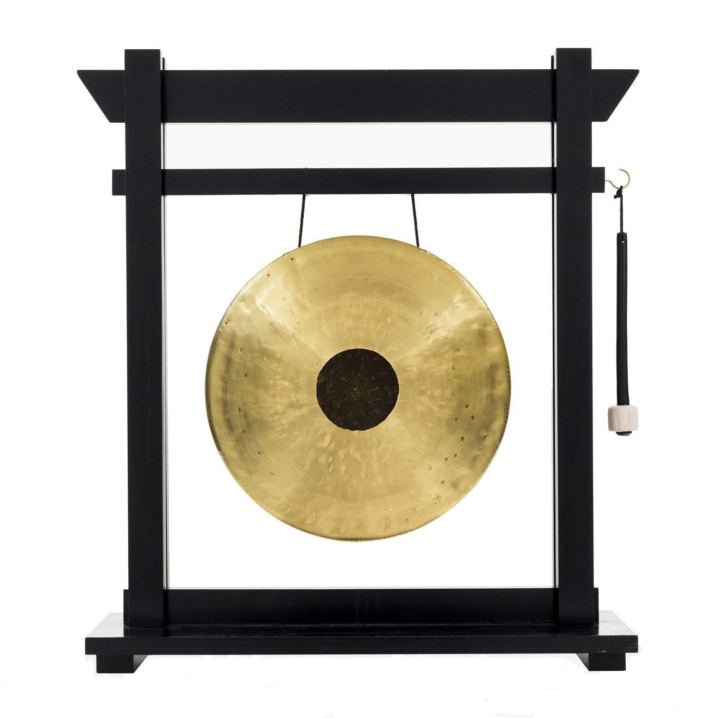 14" Gongs on the Moksha Joe Gong Stand - Black