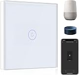 BSEED Smart Light Switch 1 Gang 2 Way WiFi with LED Indicator