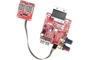 Spot Welder Machine Control Board with Time and Current Digital Display DIY Controller Board 100A Circuit Board Welding Equip