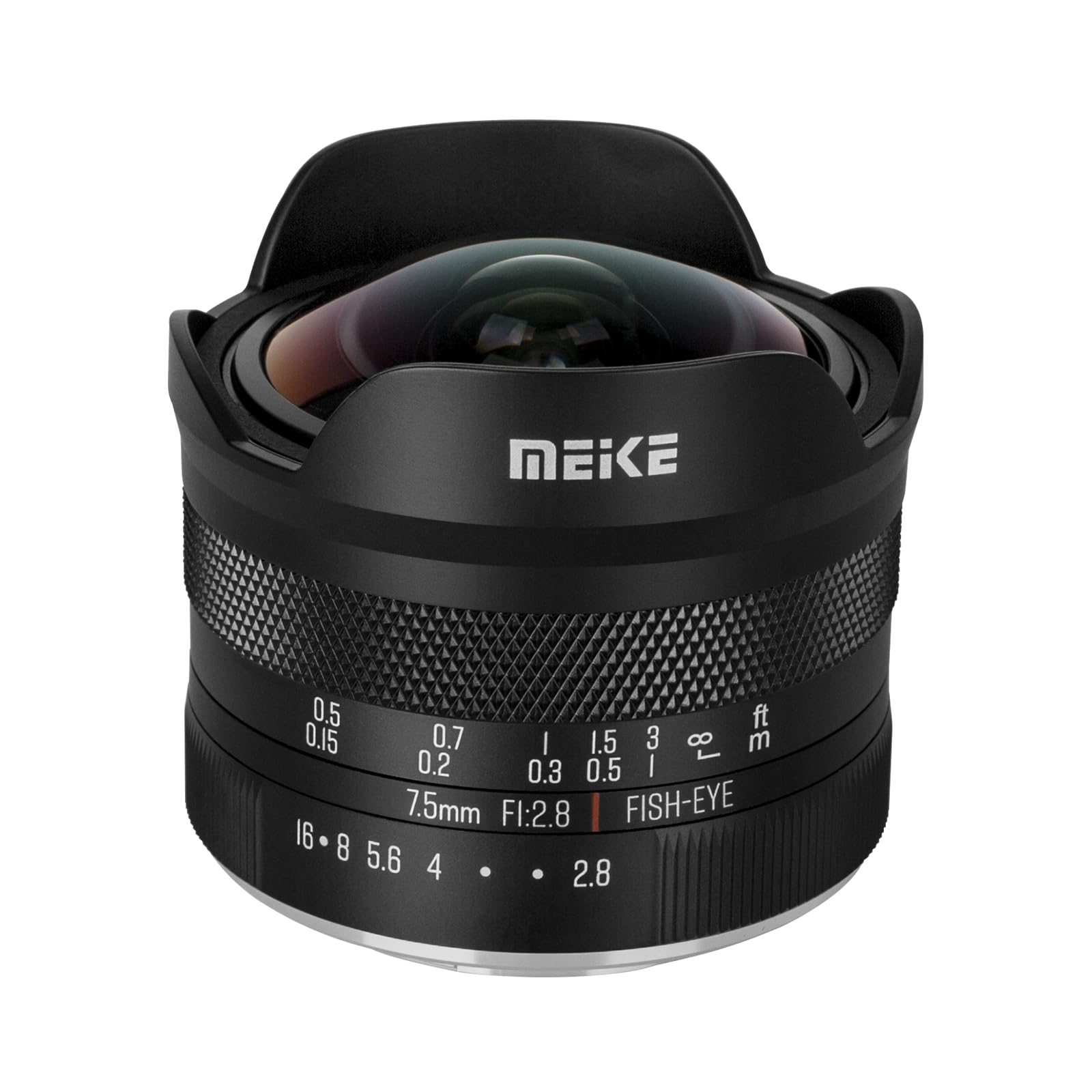 Meike 7.5mm f2.8 Ultra Wide Circular Fisheye lens Manual Focus APS-C Lens Compatible with Fujifilm X Mount Mirrorless Camera X-T3 X-H1 X-Pro2 X-E3 X-T1 X-T2 X-T4 X-T10 X-T20 X-T200 X-A2 X-E2 X-E1 X30