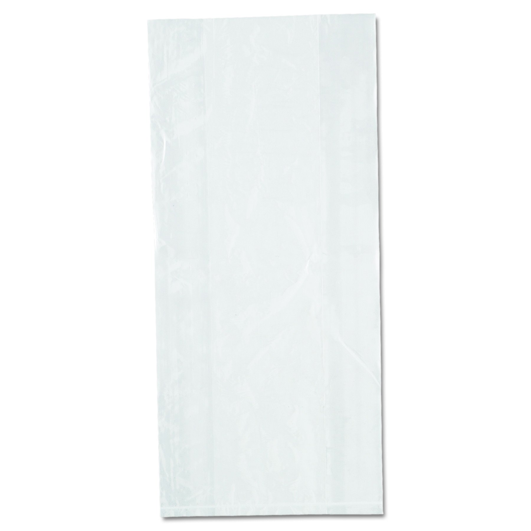 InteplastPB080418 8 qt Capacity, 18" Length x 8" Width x 4" Gusset, Food and Utility Poly Bag (Case of 1000)