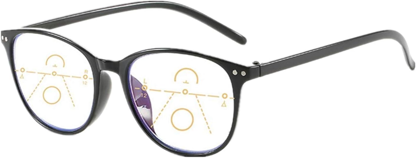 Suertree Bifocal Reading Glasses Anti Blue Light Eyeglasses Blue Light Blocking Unisex Eyewear Anti-fatigue Glasses Multifocal Vision Correction Reading Glasses TZ6008