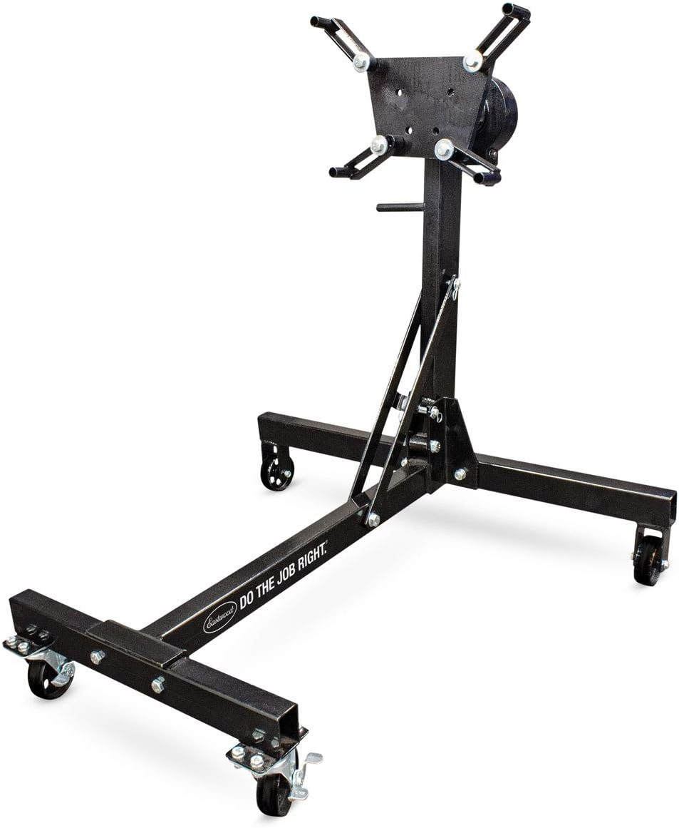 Engine Stand With Geared Rotating Head