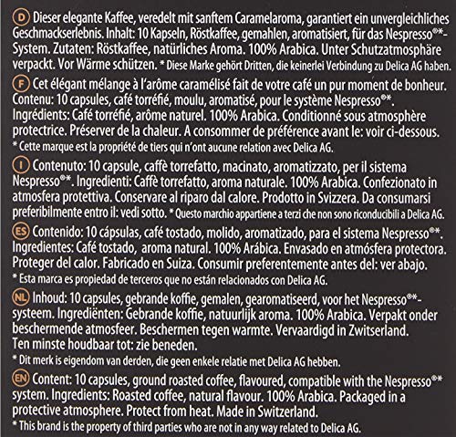 Café Royal Caramel Flavoured Edition 50 Nespresso, kompatible Kapseln aus Aluminium - Intensität 4/10 - 50 Kaffeekapseln… – Bild 7