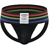 JOCKMAIL Men's Jockstrap Underwear Athletic Supporte Mens Jockstrap Underwear Male Sports Underwear for men