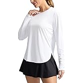 G Gradual Women's Sun Shirts UPF 50+ Long Sleeve Workout Hiking Tops | UV Protection, Rash Guard, Lightweight, Quick Dry, High-Low Hem, Athletic Running Swim Shirts for Women