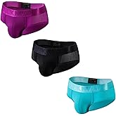 JOCKMAIL 3PCS/Pack Men Underwear Briefs Athletic Underwear Briefs Mens Breathable Briefs for Sport Gym