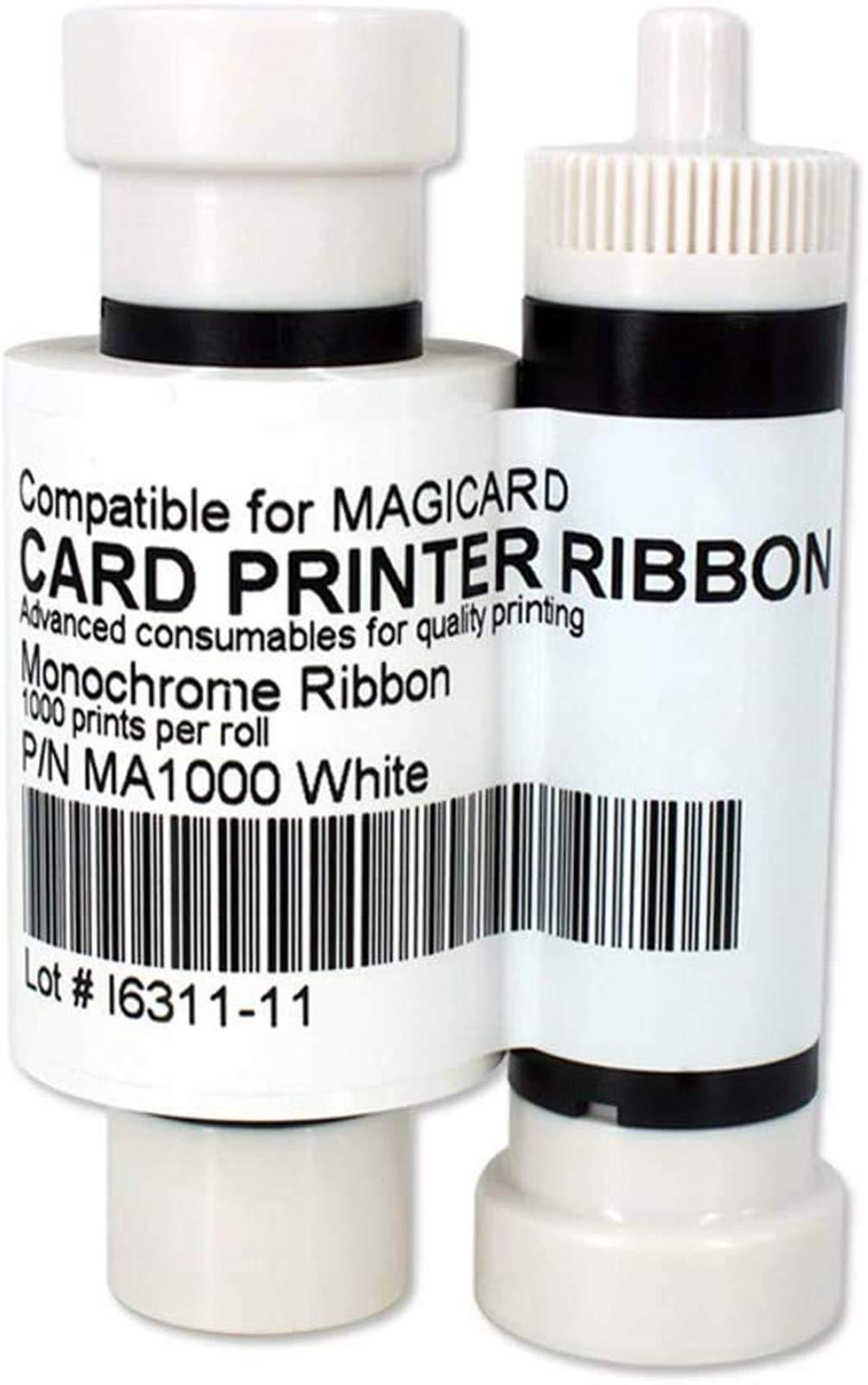 MA1000K White Ribbon Tape Compatible for Magicard Pronto Enduro3E Rio Pro Magicard 300 Magicard 600 Printers 1000 Images